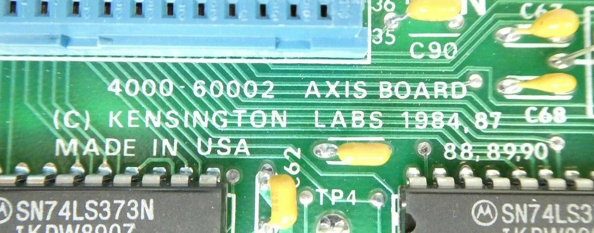 Used Kensington 4000-60002 Z-Axis Robot Board PCB Card 4000-60053-00 v7.11 Working