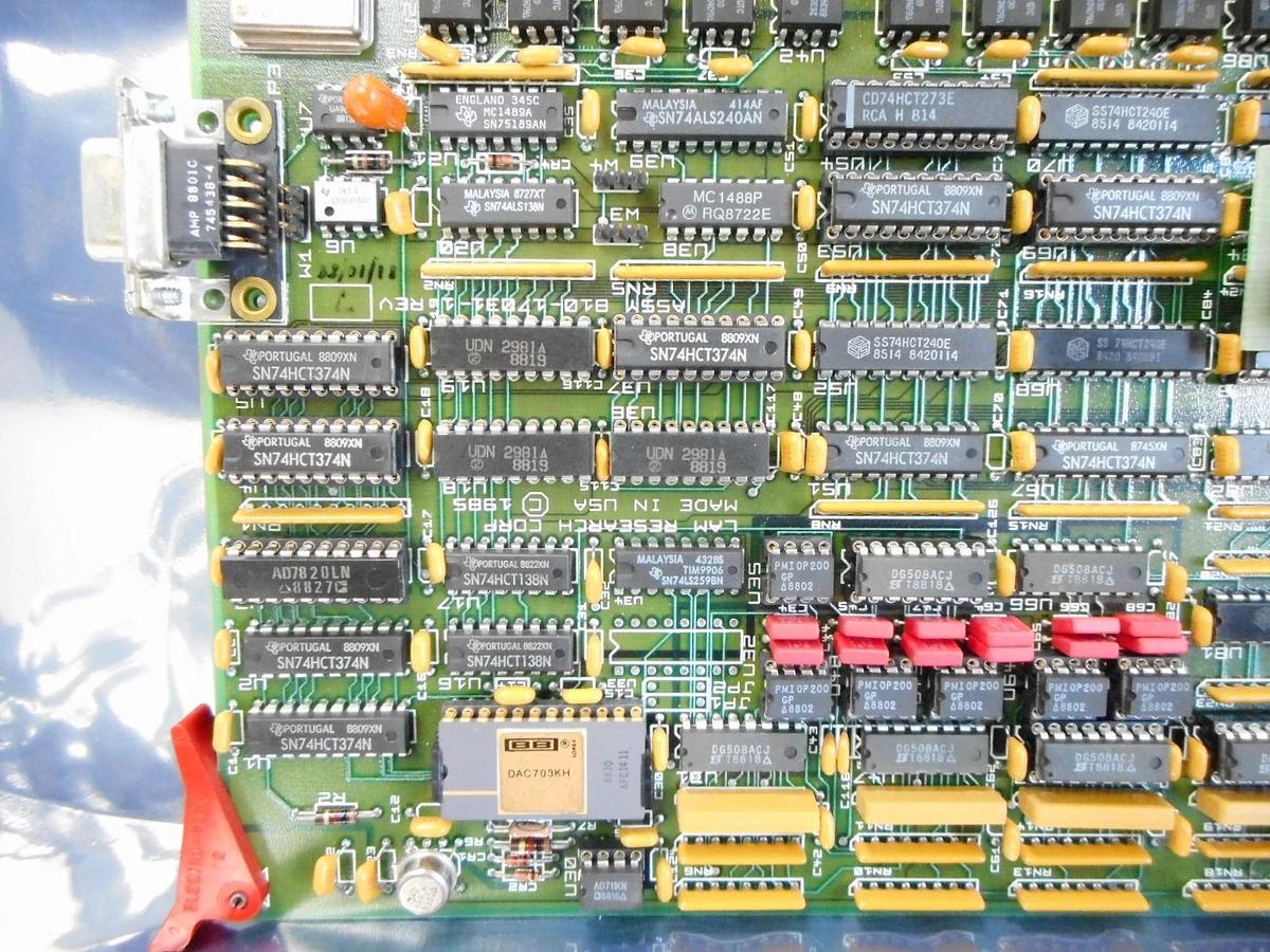 Used Lam Research 810-17031-1 Processor PCB Card 810-17052-13 ADIO-13 Rev. 7 AS-IS