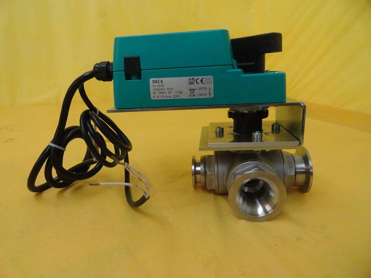 Burkert DA2.S Flow Switch Damper Actuator Tee Valve New Surplus
