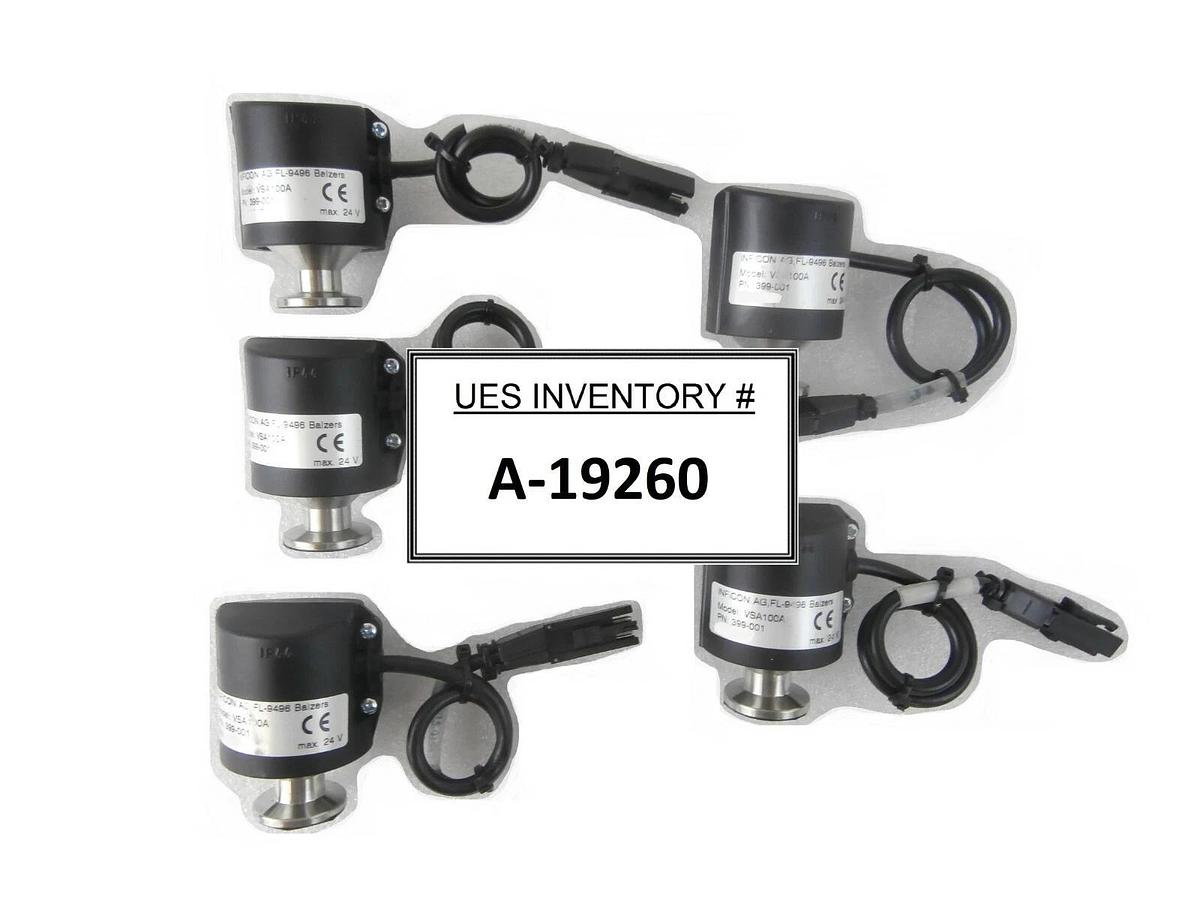 Used Inficon 399-001 Vacuum Switch VSA100A AMAT 0015-01587 Lot of 5 Quantum X Working