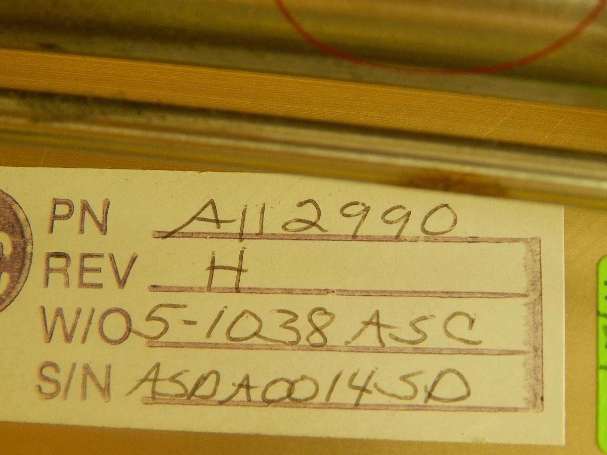 Used MRC Materials Research A112990 Throttle Valve Assembly Rev. H Eclipse Star Used