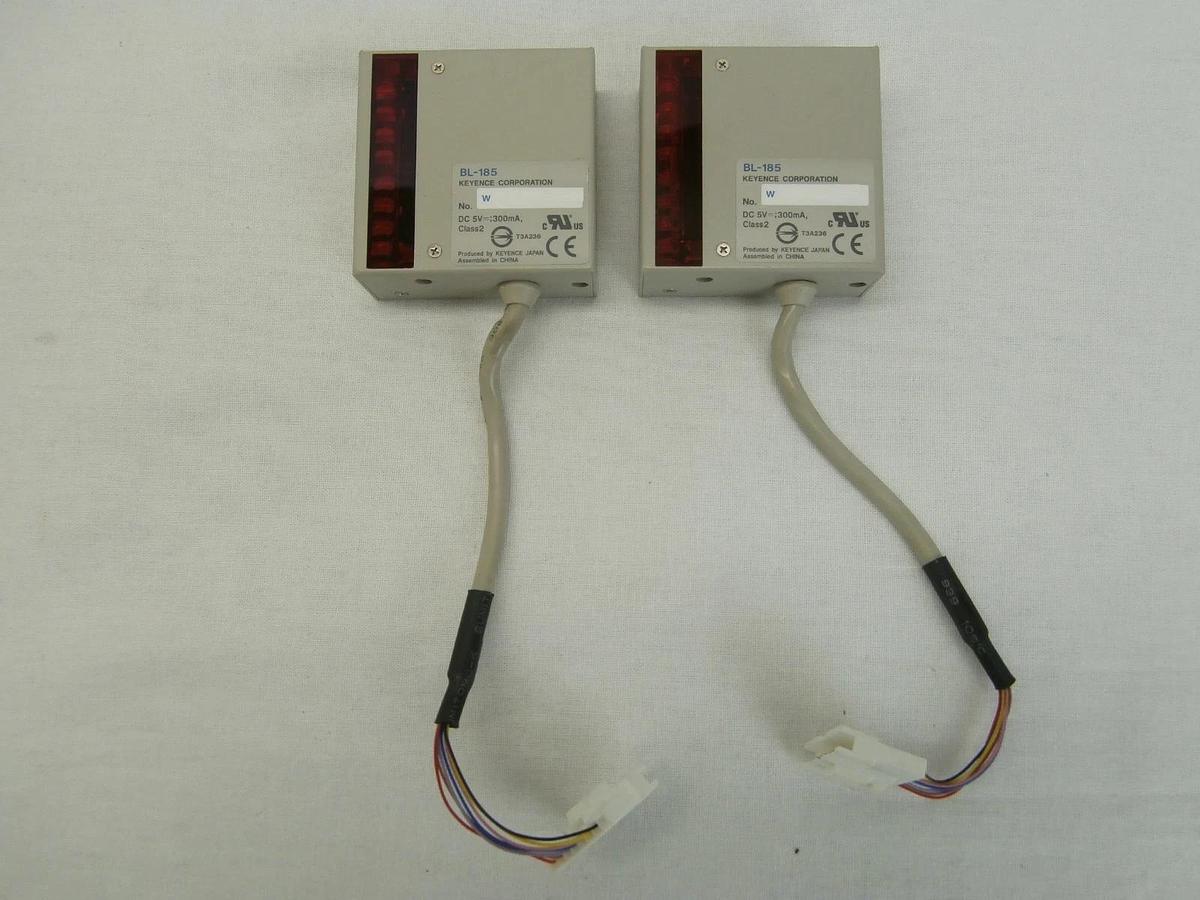 Used Keyence BL-185 Ultra Small CCD Barcode Reader Reseller Lot of 2 Used Working