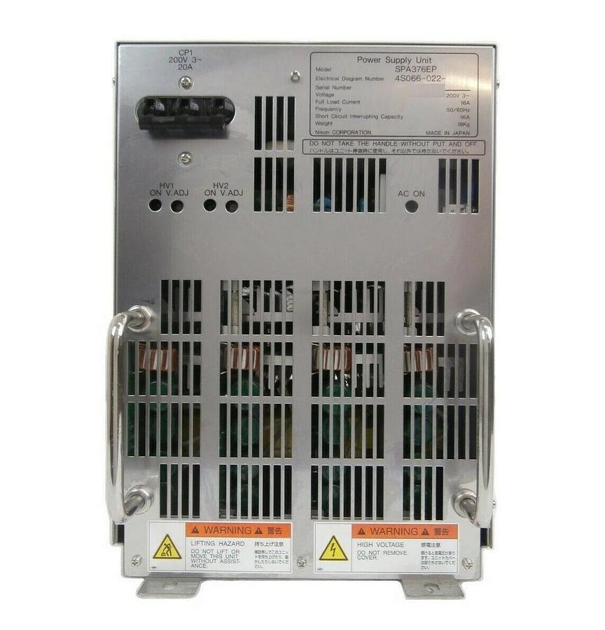 Used Nikon Precision SPA376EP Power Supply Unit 4S066-022 NSR Series System Working