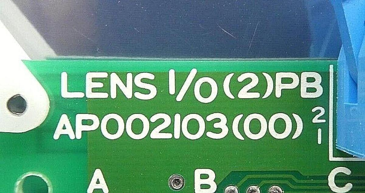 Used JEOL AP002103(00) Lens I/O PCB Card LENS I/O(2)PB JSM-6300F SEM Working Surplus