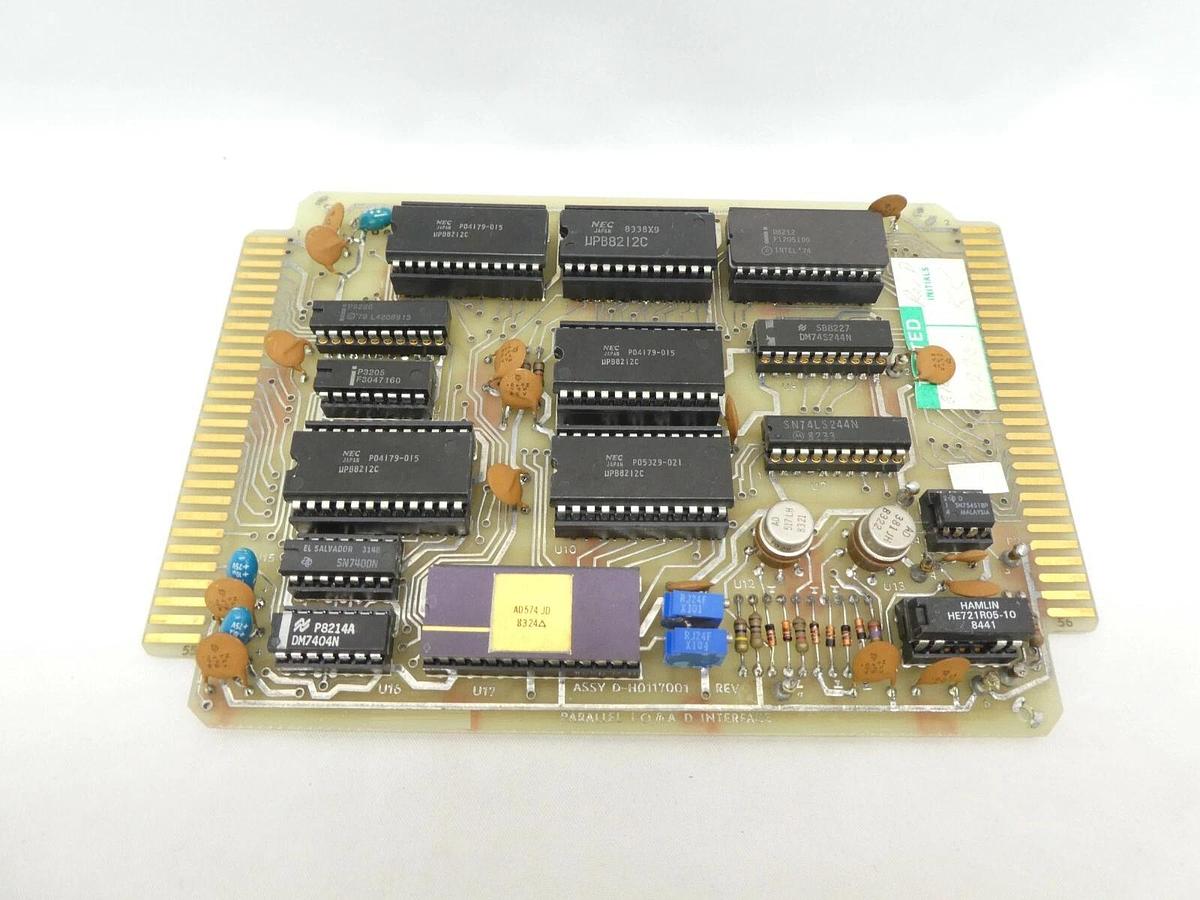 Used Varian Semiconductor VSEA D-H0117001 Parallel I/O Interface PCB H0117001 Rev. D