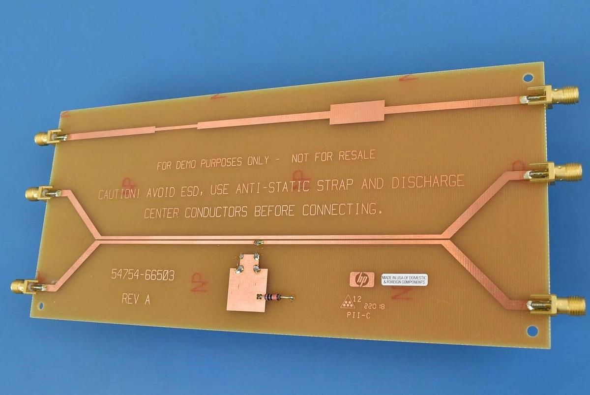 Used Agilent 54754-66503 PCB Calibration Board