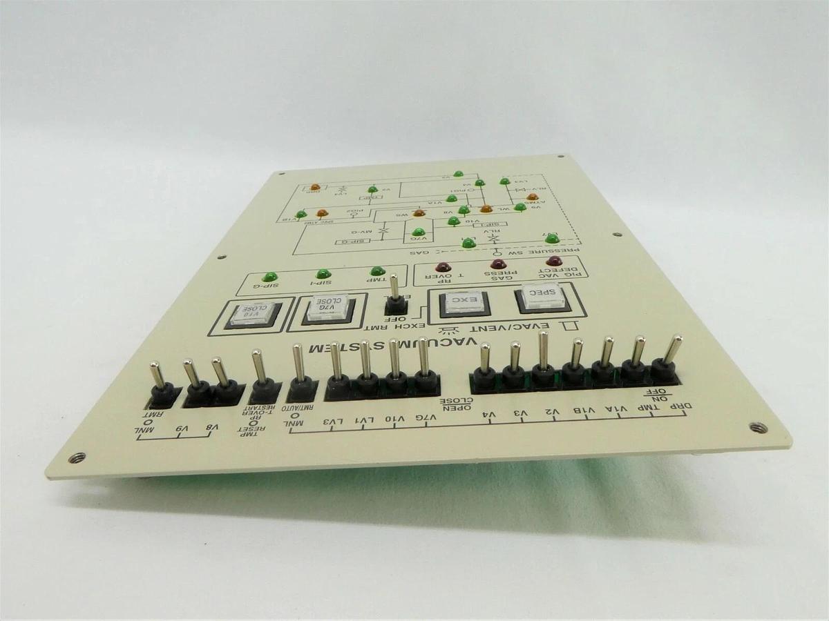 Used JEOL Vacuum System Control Panel BP102105 VAC PANEL PB JWS-7555S SEM Working