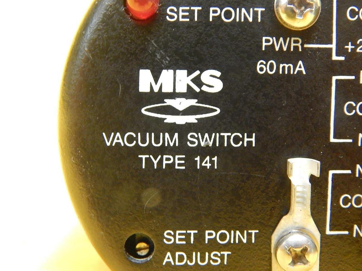 Used MKS Instruments 141AA-00001BB-S Baratron Vacuum Switch Type 141 Tested Working