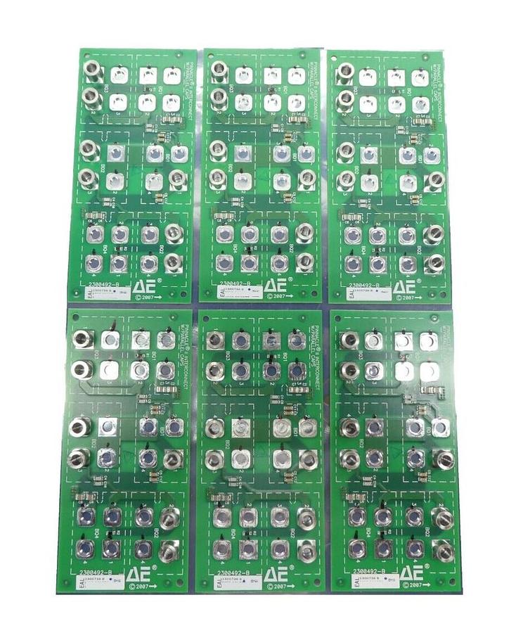Used AE Advanced Energy 2300492-B Pinnacle II Interconnect PCB 1300736 Lot of 6 Spare