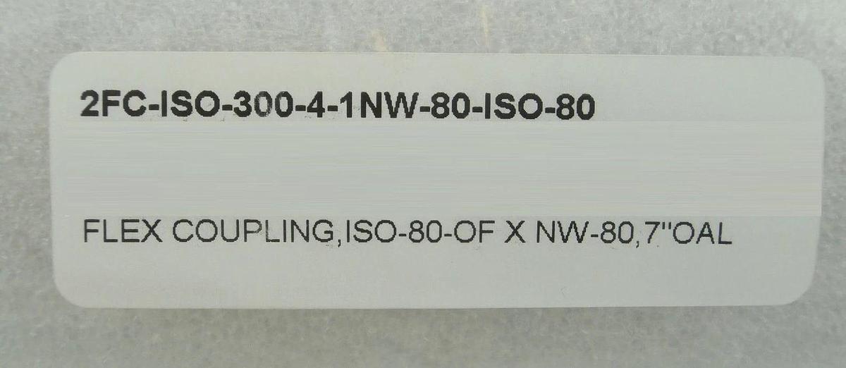 Nor-Cal Products 2FC-ISO-300-4-1NW-80-ISO-80 Flexible Coupling 7" New Surplus