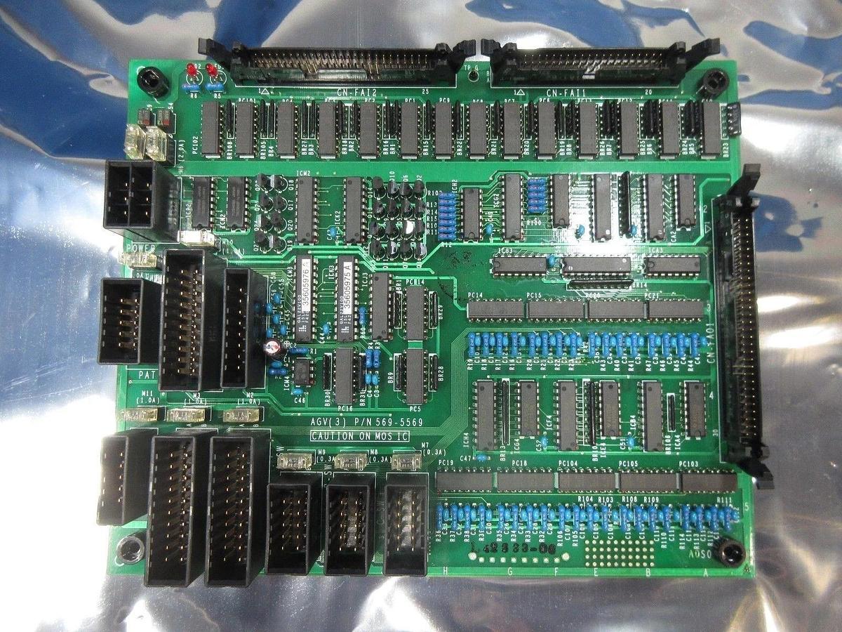 Used Hitachi 569-5569 Interface Board PCB AVG(3) Hitachi S-9380 SEM Used Working