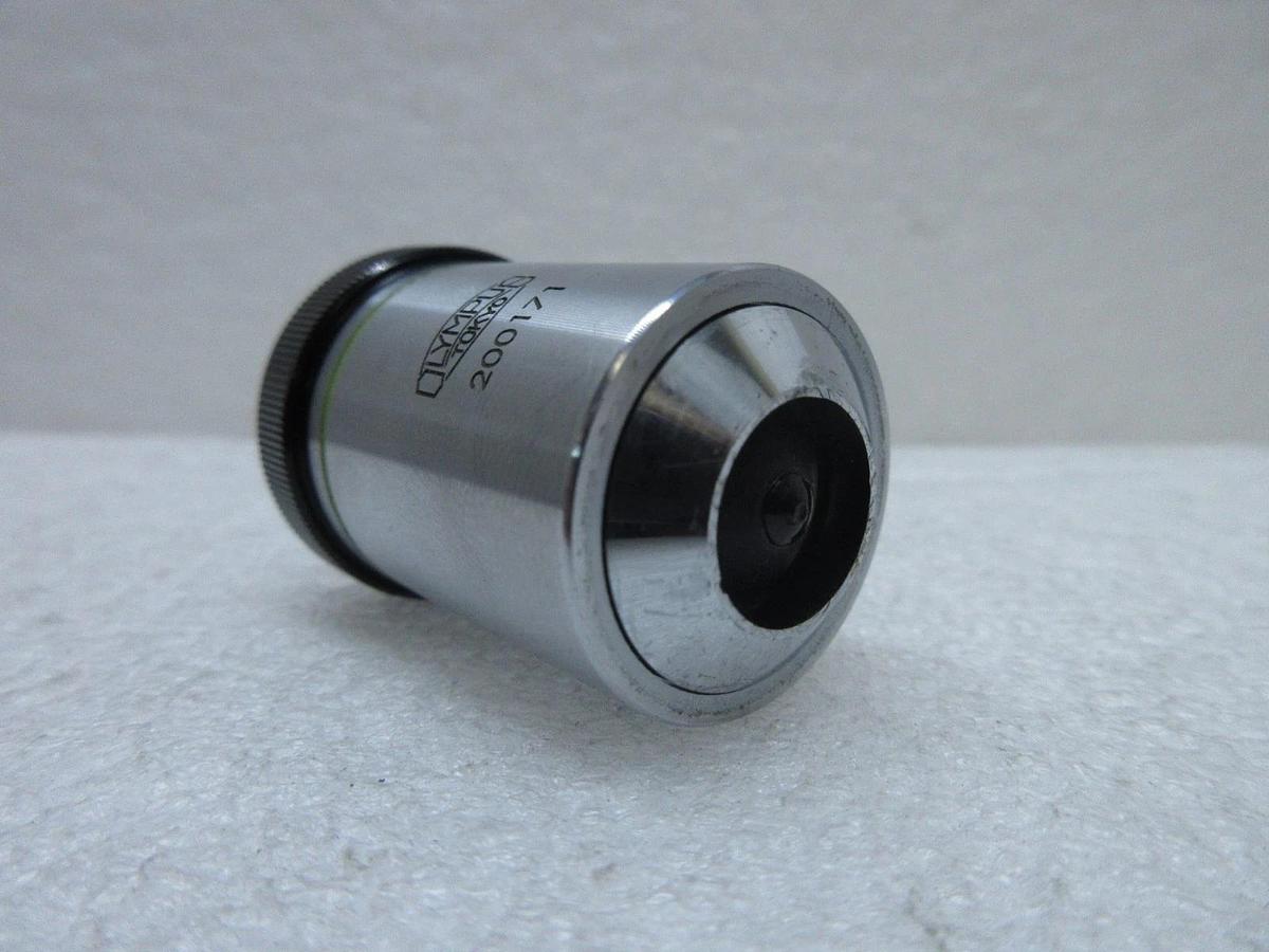 Used Olympus Microscopy NeoPlan40 Microscope Objective 0.63 Working Surplus