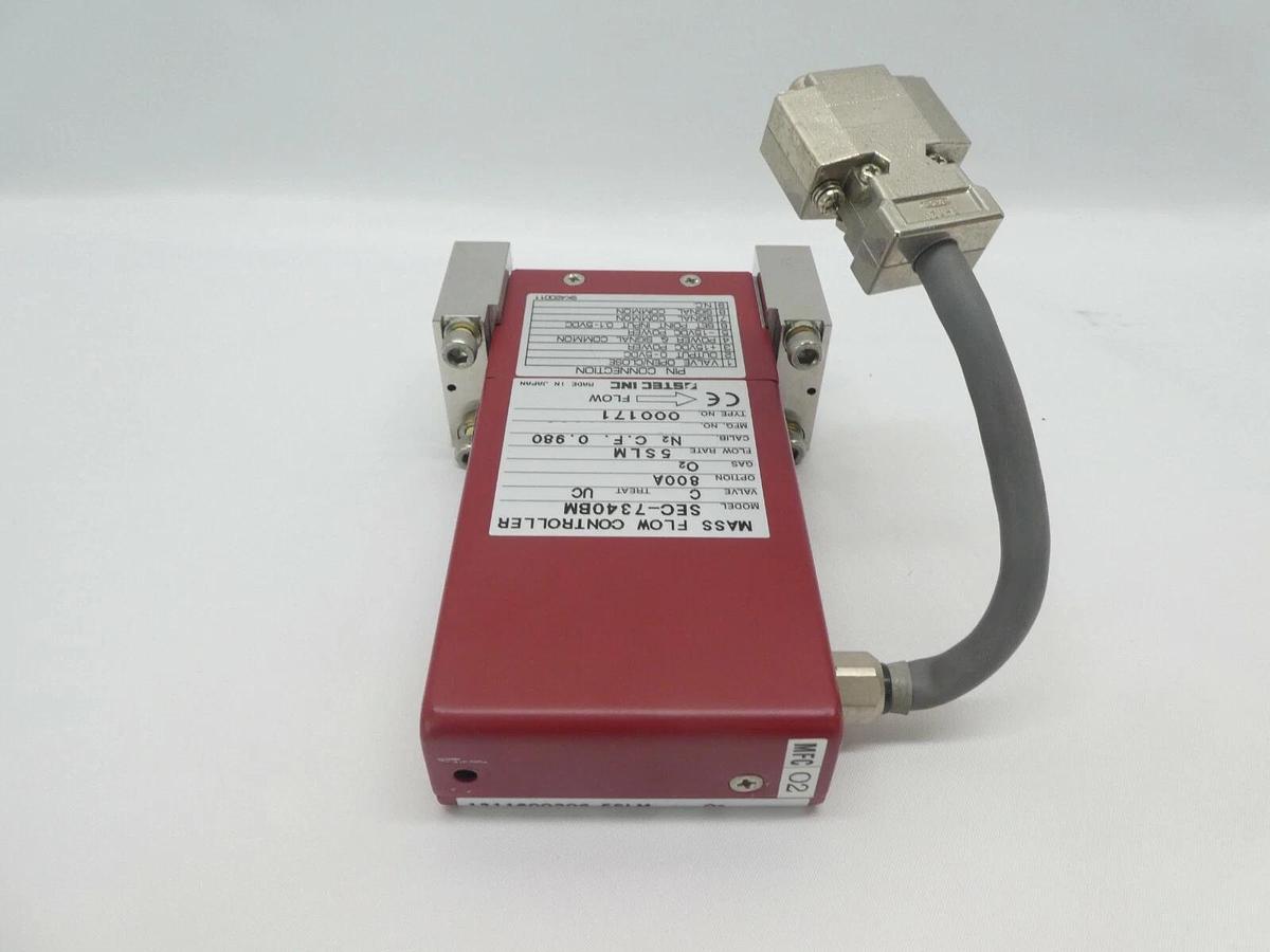 Used STEC SEC-7340BM Mass Flow Controller MFC SEC-7340 5 SLM O2 Working Surplus