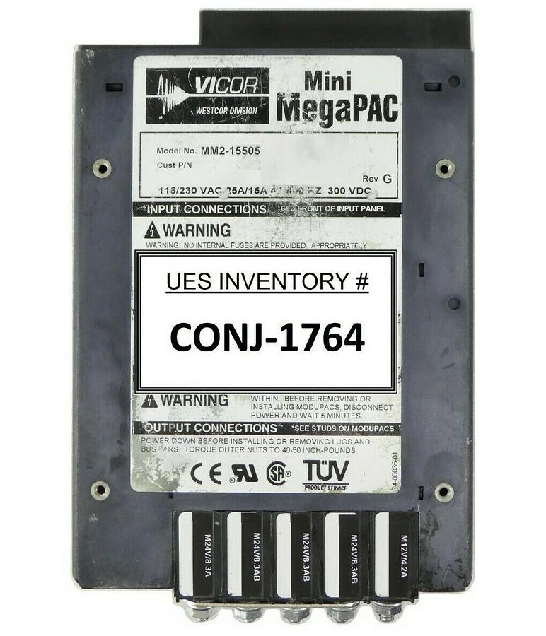 Used Vicor MM2-15505 Power Supply mini MegaPAC Novellus Systems 27-103559-00 Working