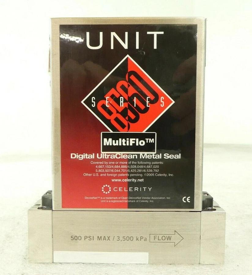 Used Celerity UFC-8565C Mass Flow Controller 500 SCCM Ar O2 Reseller Lot of 4 Working