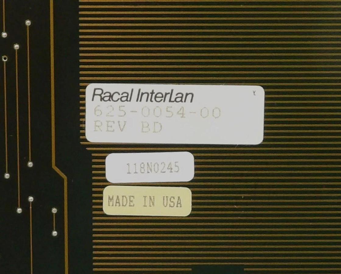 Used Racal InterLan 625-0054-00 Ethernet Link PCB Card KLA 710-045184-00 Working