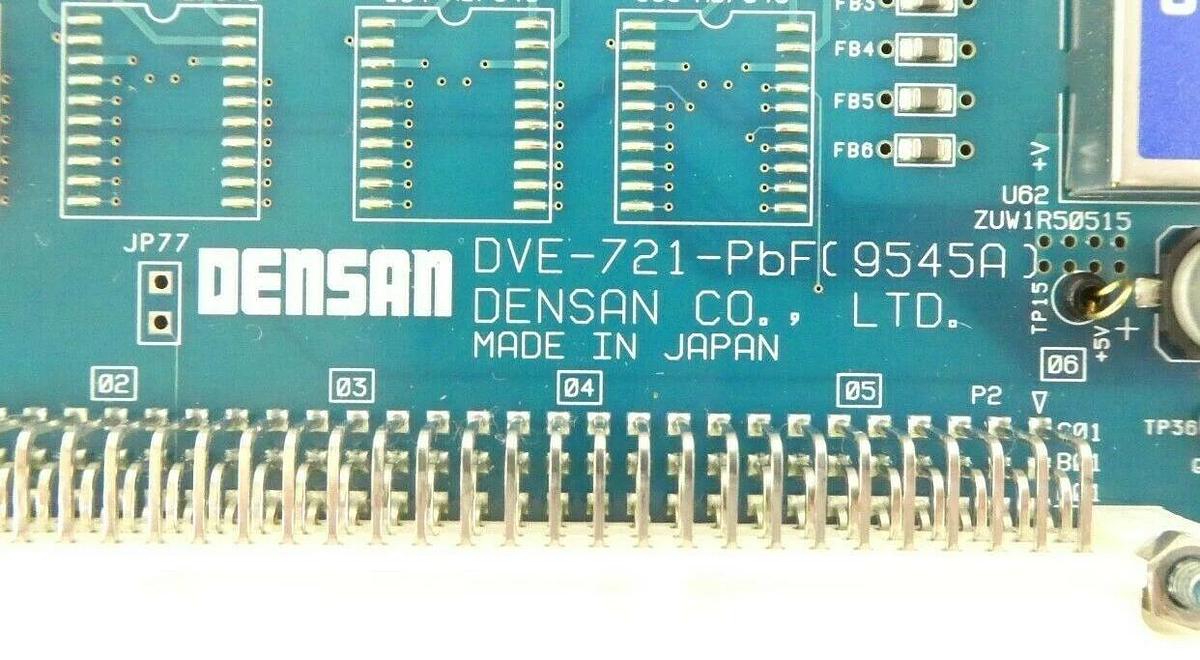 Used Densan DVE-721 Analog I/O VME PCB Card 300mm Rudolph F30 Working Surplus