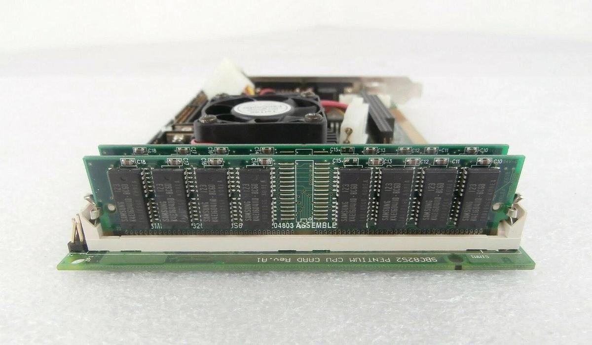Used Axiomtek SBC8252 SBC Single Board Computer Pentium CPU PCB Card Rev. A1 Working