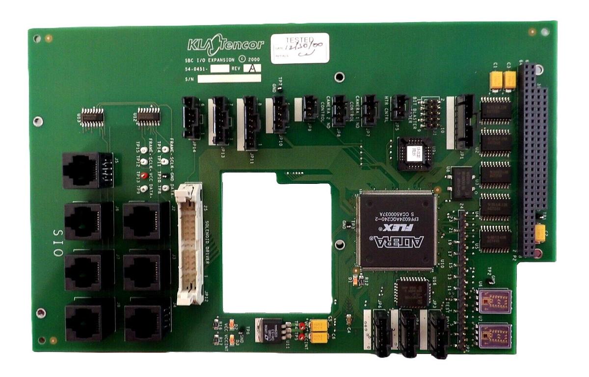 Used KLA-Tencor 54-0451 SBC I/O Expansion Assembly PCB 36-0451 Working Surplus