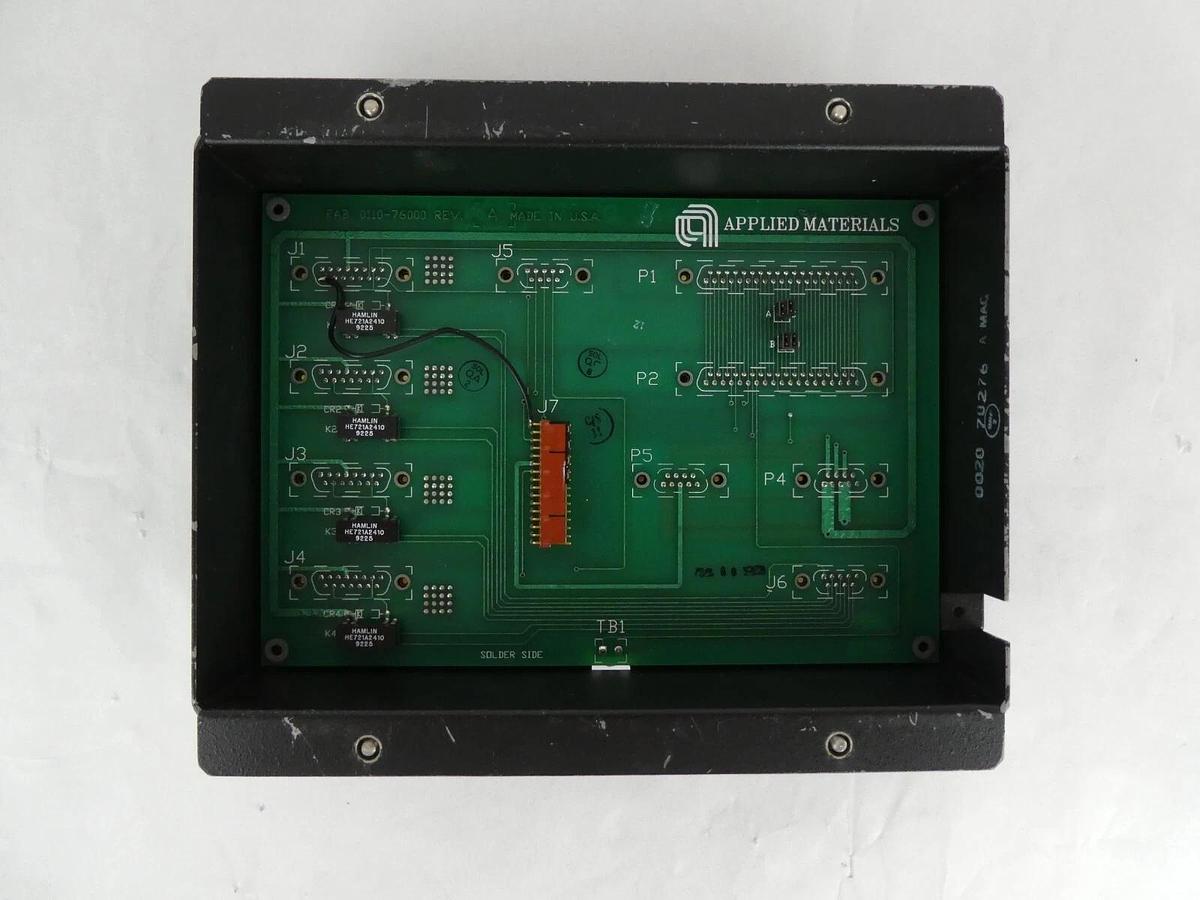 Used AMAT Applied Materials 0020-70276 Enclosure N2 Dry Vac PCB Working Surplus