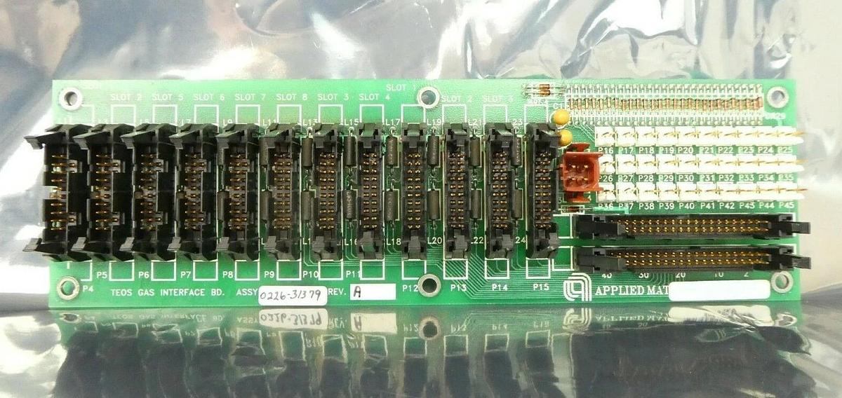 Used AMAT Applied Materials 0226-31379 TEOS Gas Interface PCB 0100-09107 Working