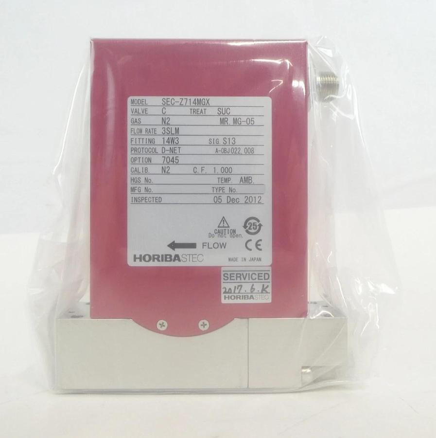 Refurbished Horiba STEC SEC-Z714MGX Mass Flow Controller MFC Z700 2 SLM He Lot of 4 Refurb