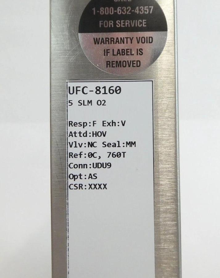 Refurbished Celerity UNIT UFC-8160 UFC-1661 Mass Flow Controller MFC Lot of 7 Refurbished