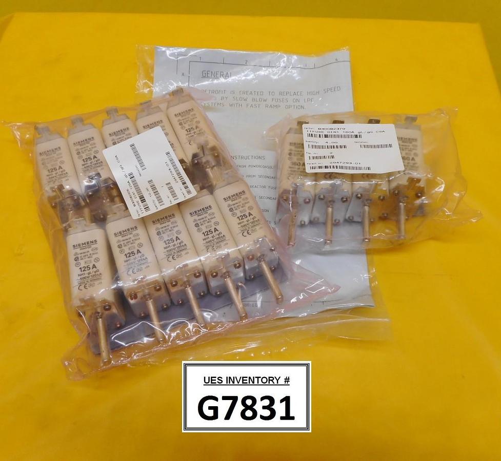 ASM 2947293-01 LPC Fuse Retrofit Kit 53KVA 125/160A Siemens 3N3A3132 3NA3136 New