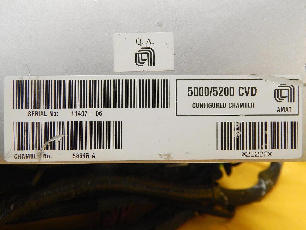 Used AMAT Applied Materials 5834R A 5000/5200 CVD Chamber Precision 5000 P5000 Used