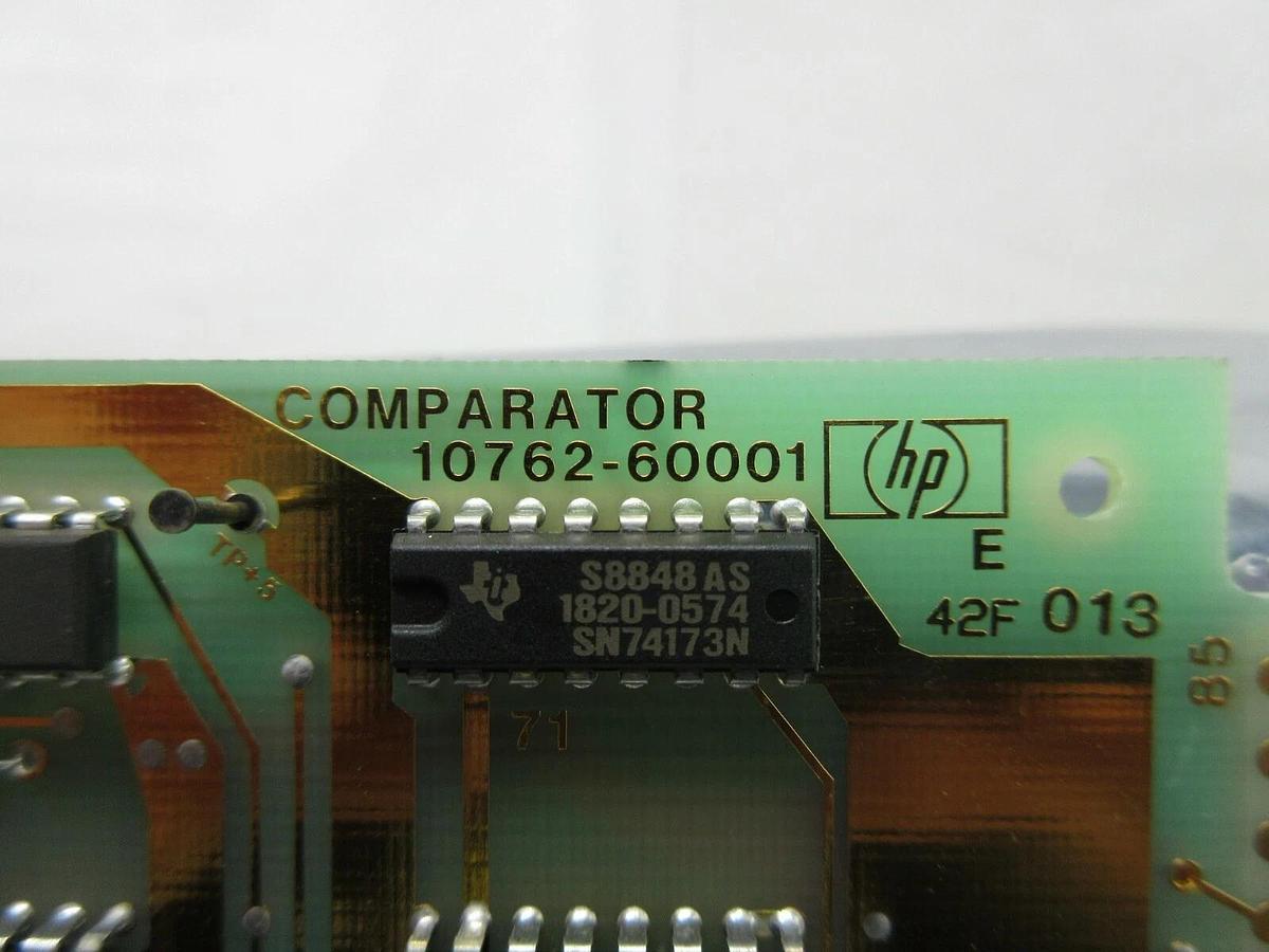 Used HP Hewlett-Packard 10762-60001 Comparator PCB Card ASML 4022.008.5164 PAS Used