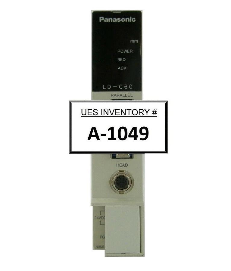 Used Panasonic LD-C60 Laser Line Sensor Controller Parallel Interface Sunx Working