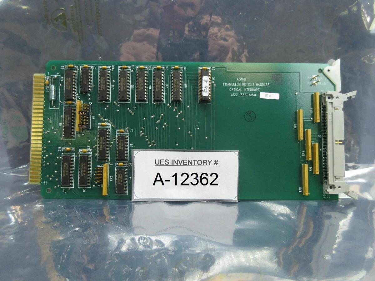 Used SVG Silicon Valley Group 858-8150-001 Interface PCB Card Rev. D 90S Used Working