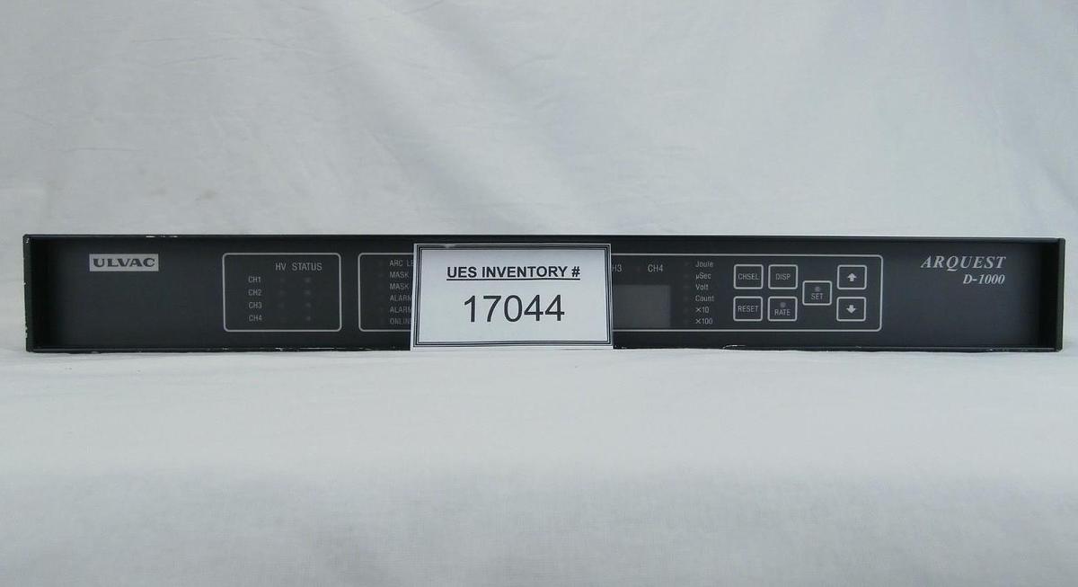 Used Ulvac Technologies 310003B3 Arc Monitor ARQUEST D-1000 Used Working
