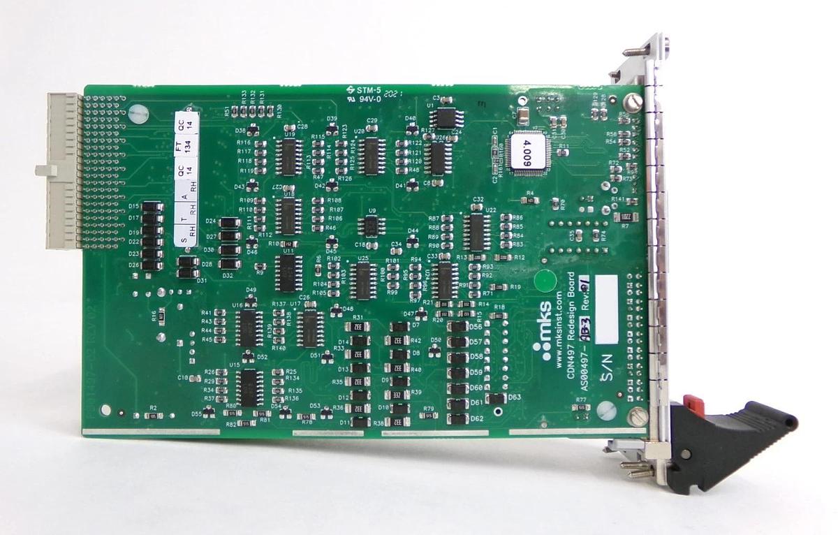 Used MKS Instruments AS02500-87-1 Interlock Module PCB Card AMAT Working