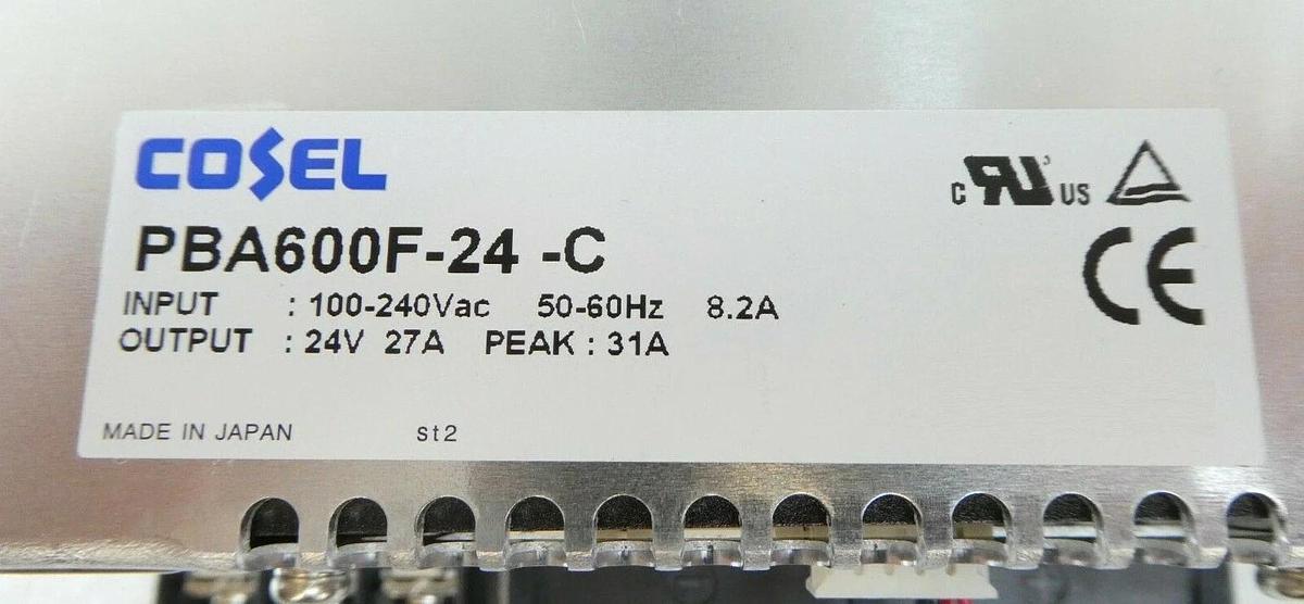 Used Cosel PBA600F-24-C Power Supply Rudolph F30 300mm Inspection System Working