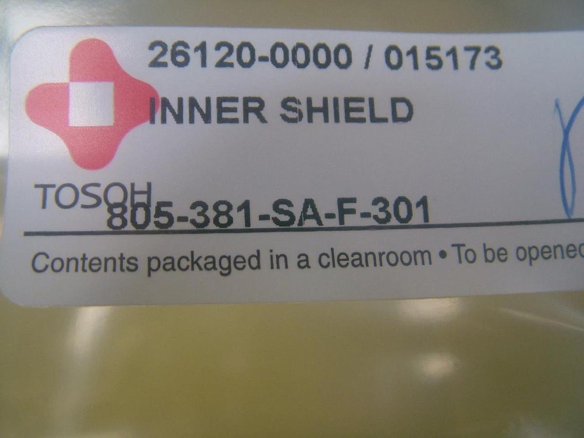 Tosoh 805-381-SA Chamber Inner Shield AMAT Applied Materials 300mm Endura New