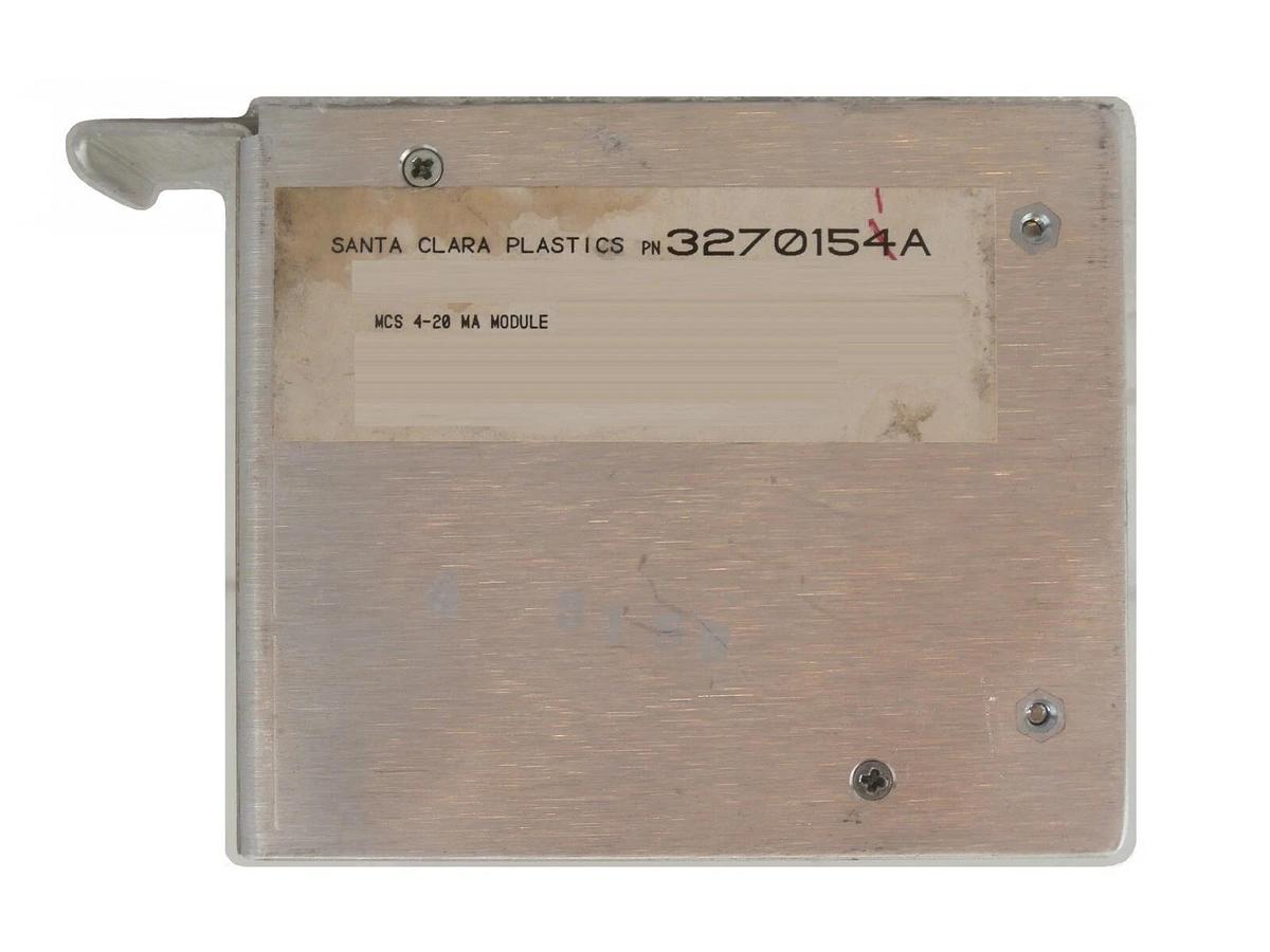 Used SCP Santa Clara Plastics 3270151A MCS 4-20 MA Analog Module Working Surplus