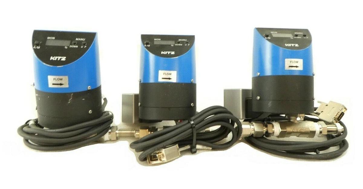 Used KITZ SCT RDS124-2 Electric Actuator Valve KELMO Lot of 3 TEL Trias Working Spare