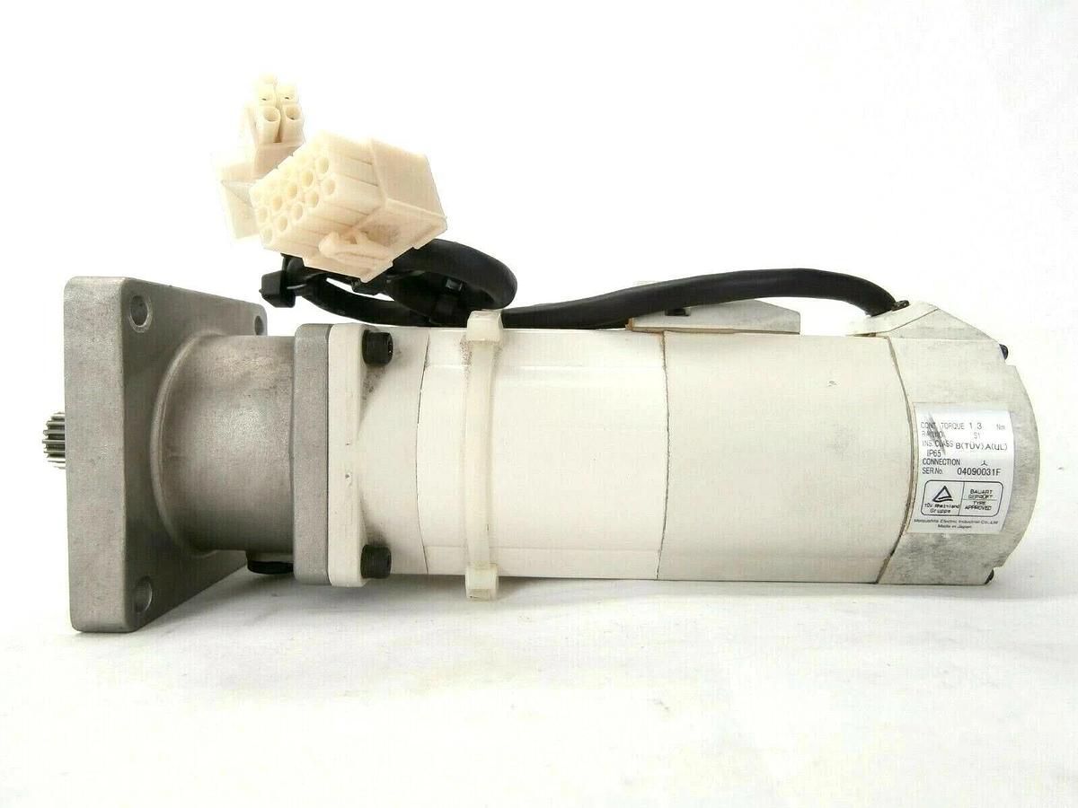 Used Panasonic MSMA041A42 AC Servo Motor with Gearhead MSMA041A1F Working Spare