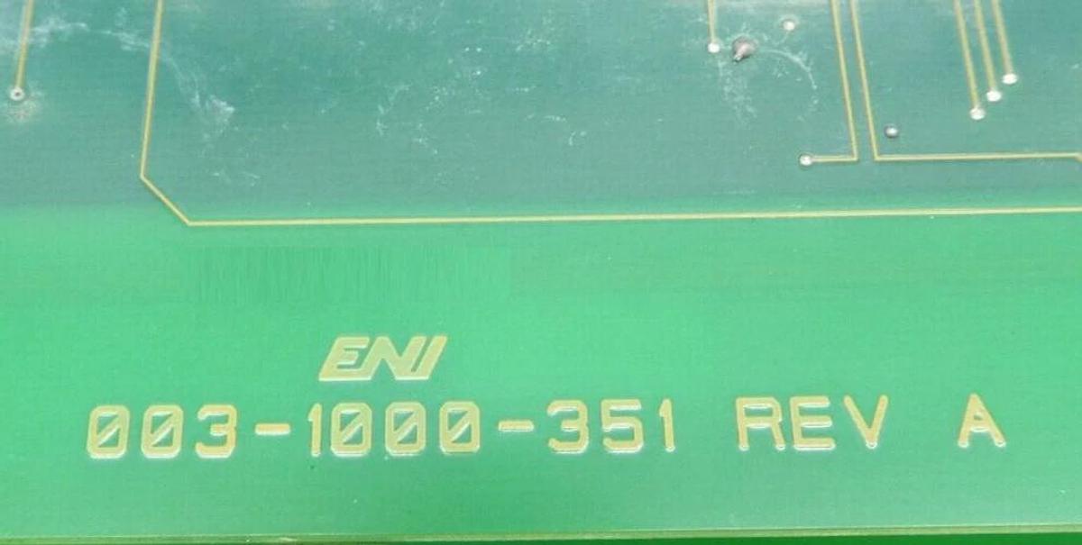 Used ENI Power Systems 003-1000-351 RF Generator PCB 000-1132-350 Working Surplus