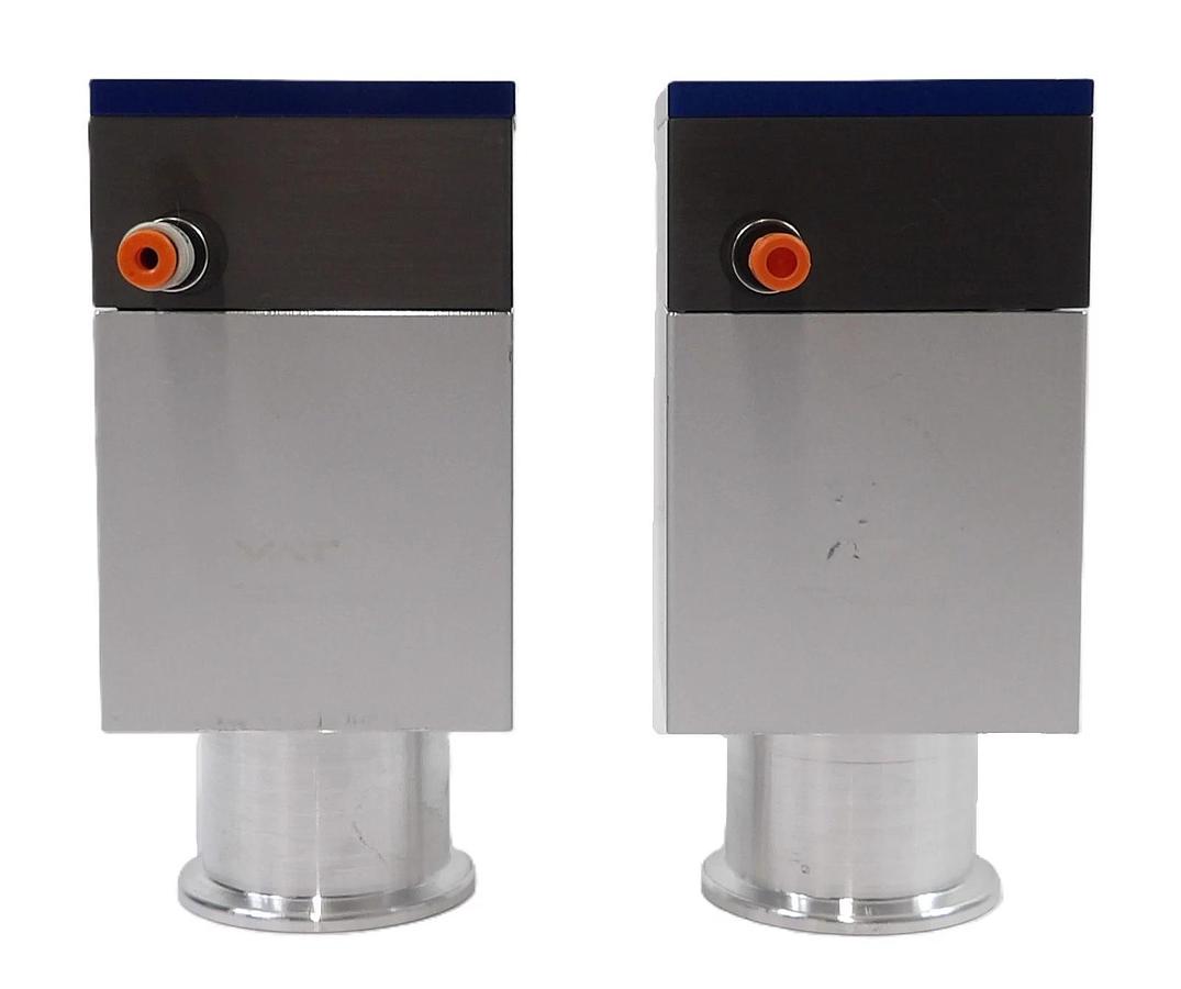 Used VAT 21632-KA11-AAE2 Pneumatic Angle Valve Reseller Lot of 2 Working Surplus