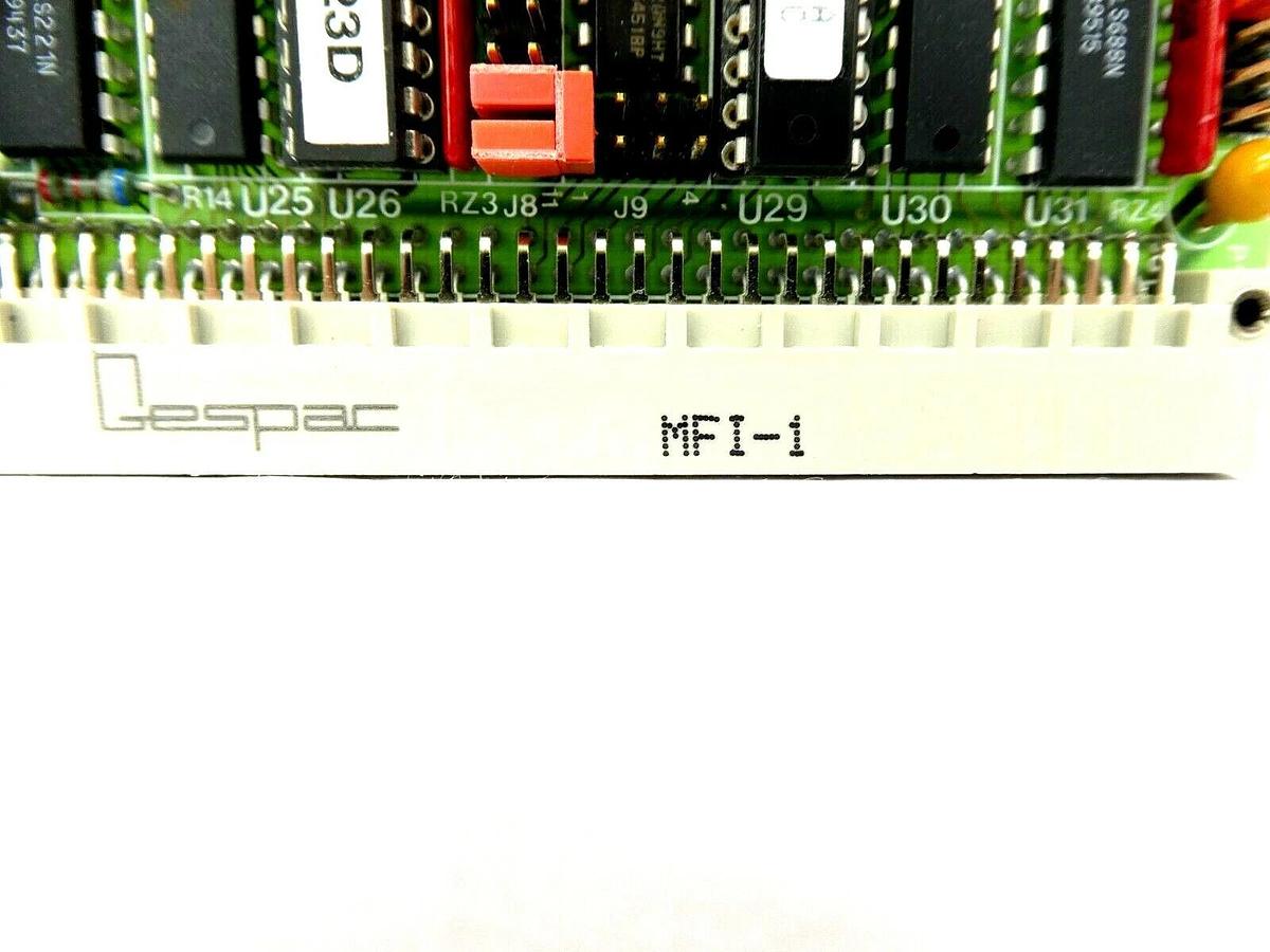 Used Gespac GESMFI-1 9119 PCB Card MFI-1 OnTrak DSS-200 Wafer Scrubber Working Spare