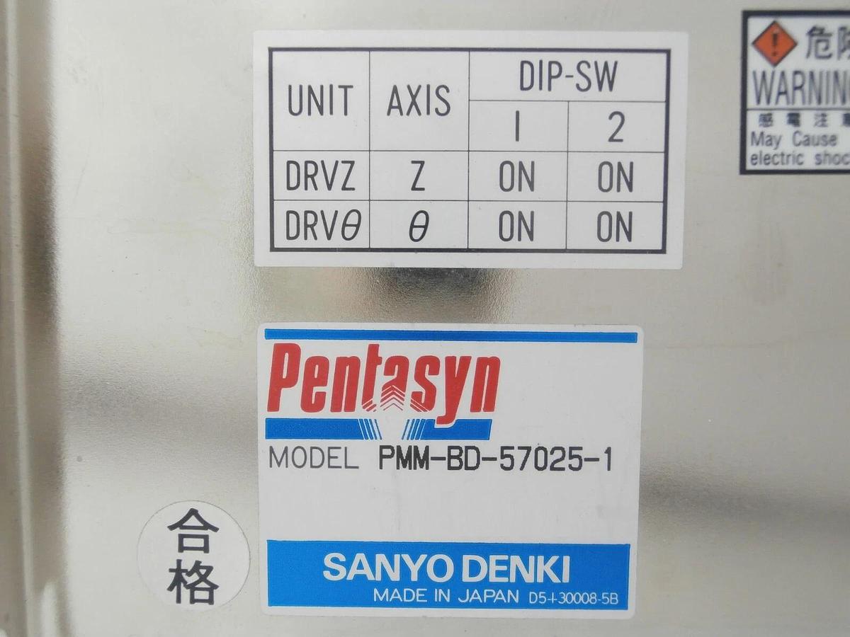 Used Sanyo Denki PMM-BD-57025-1 Servo Driver Assembly TEL Tokyo Electron P-8 Spare