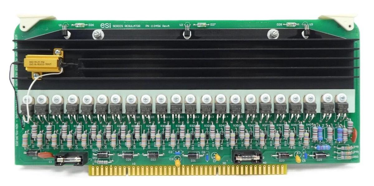 Used ESI Electro Scientific Industries 113456 Series Regulator PCB 113452 Lot of 8