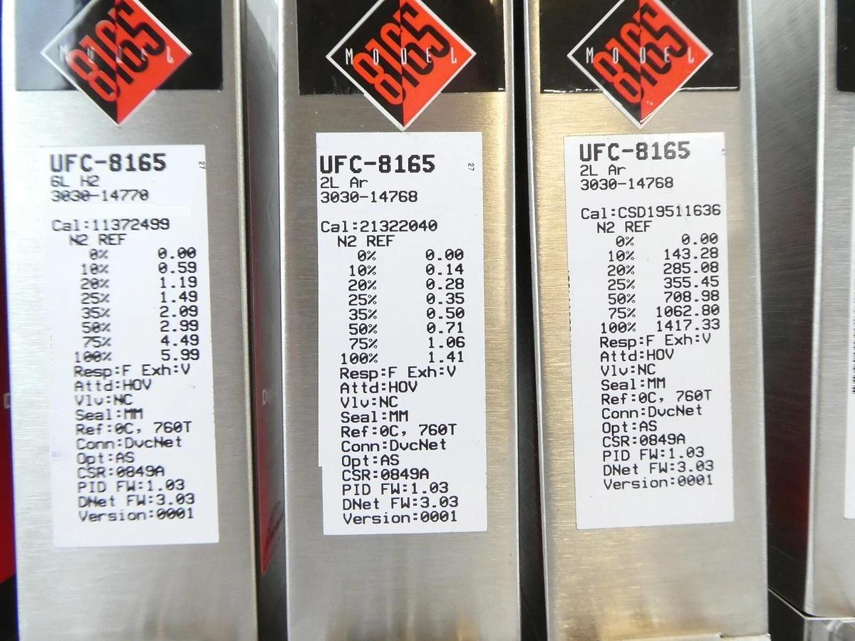 Used Celerity UFC-8165 Mass Flow Controller MFC AMAT 3030-14765 Lot of 11 Working