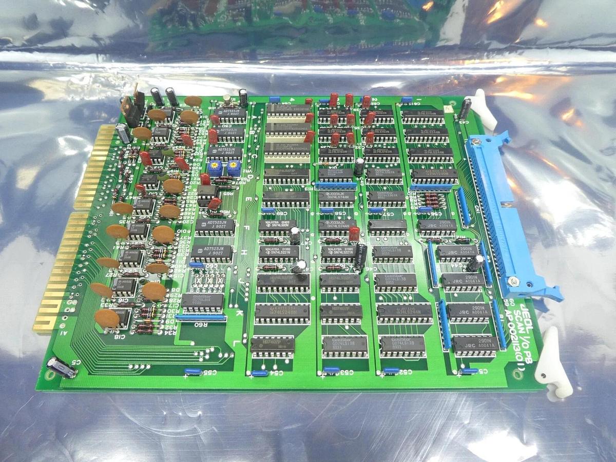 Used JEOL AP002113(01) I/O PCB Card SCAN I/O PB JSM-6300F SEM Working Surplus