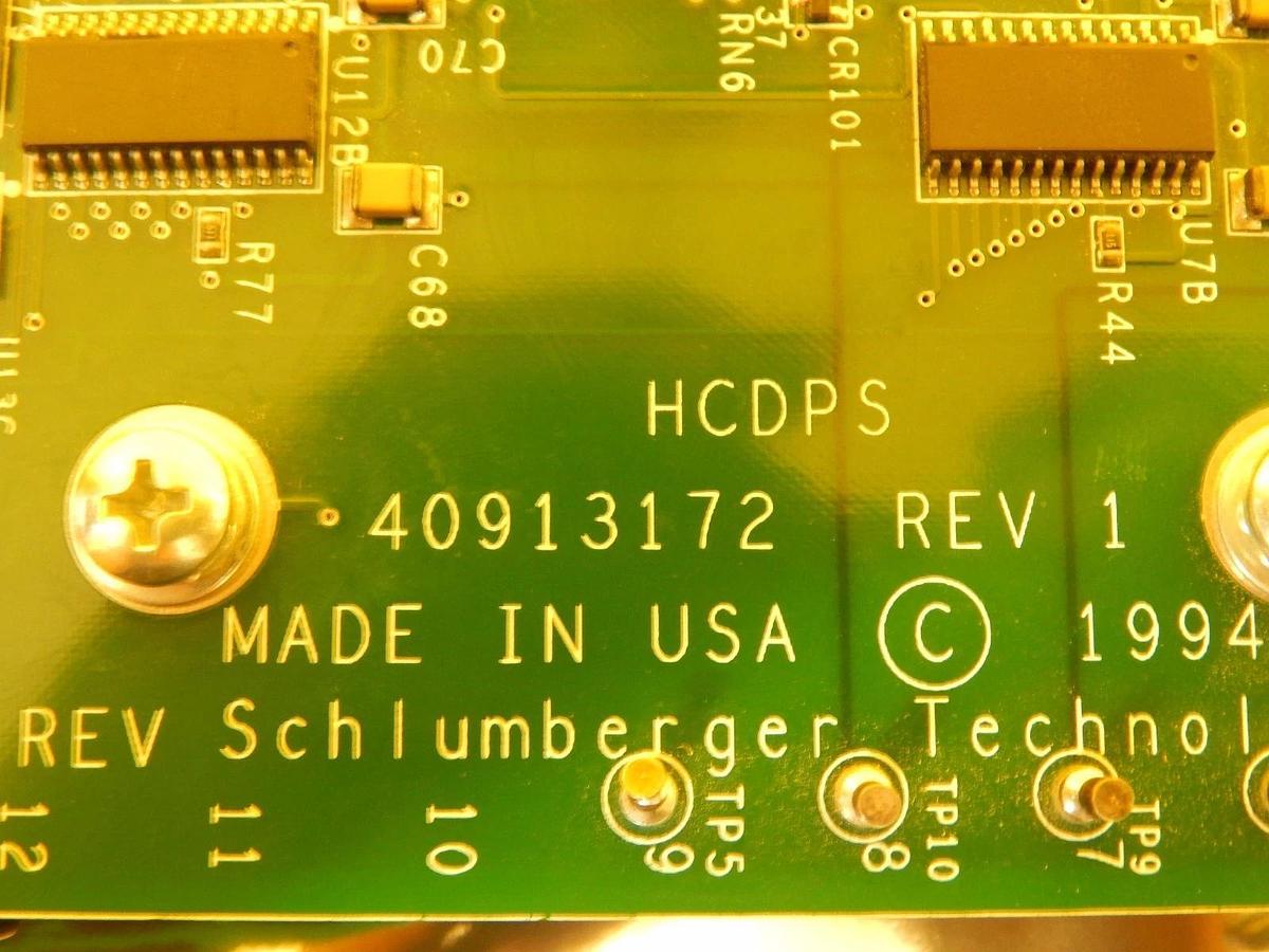 Used Schlumberger Technologies 97913172 HCDPS Board PCB Card 40913172 Working