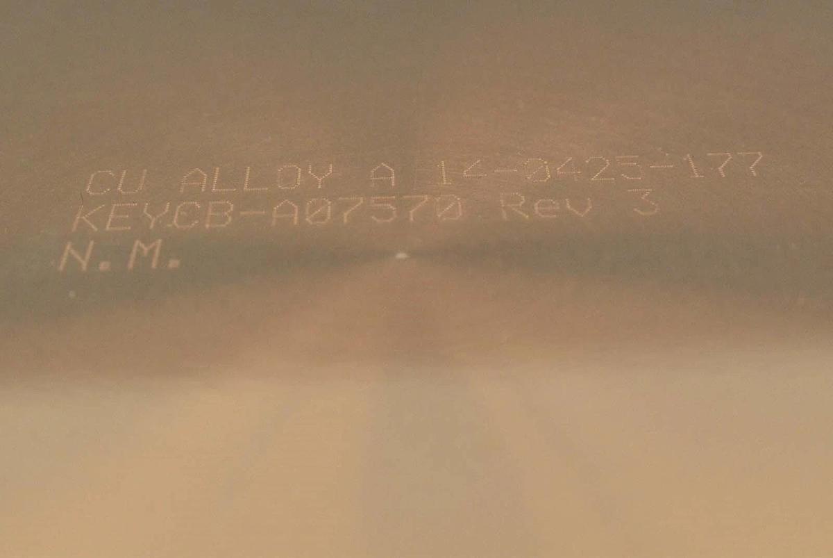 Used Applied Materials FNQ-CAC-000212D CU TARGET, ALLOY A LOW BUMP 12.764" X 0.46"