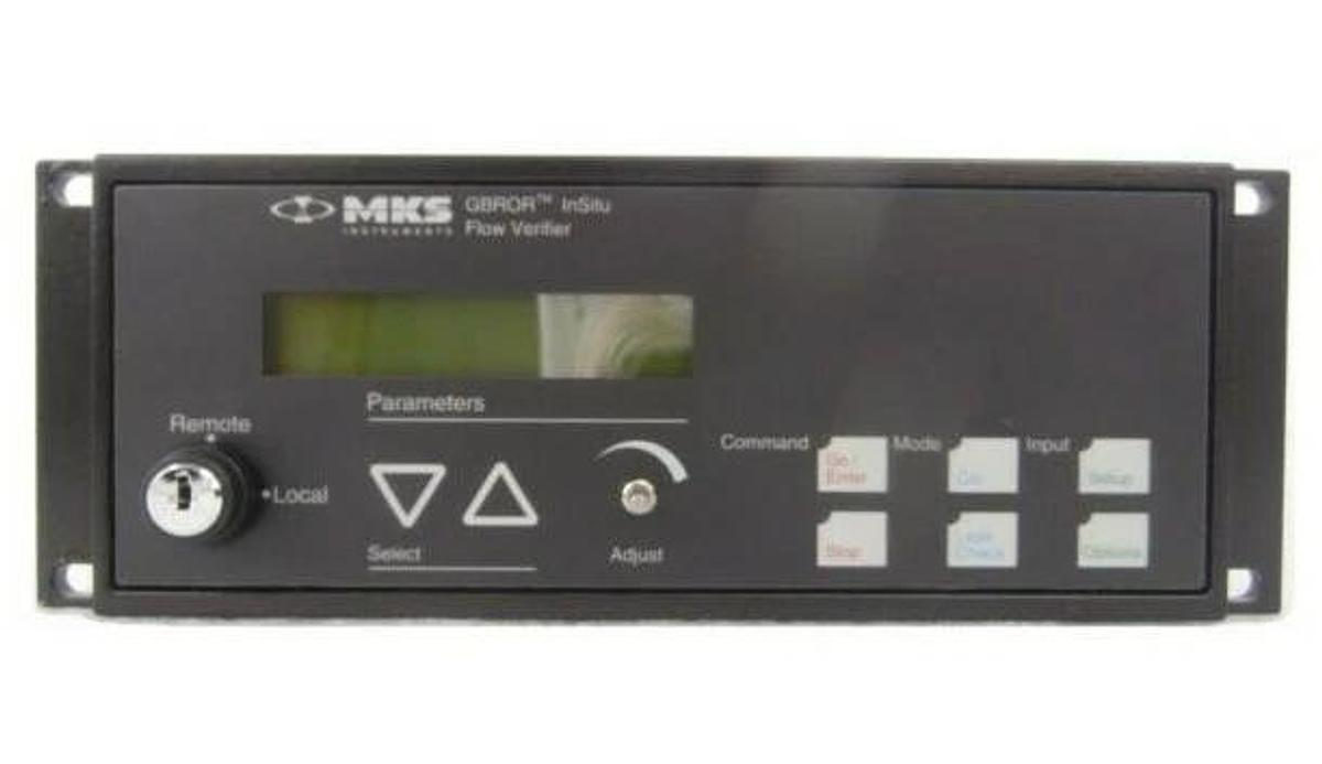Used MKS Instruments 123714-G1 GBROR InSitu Flow Verifier CBRORS-3-20 Working Surplus