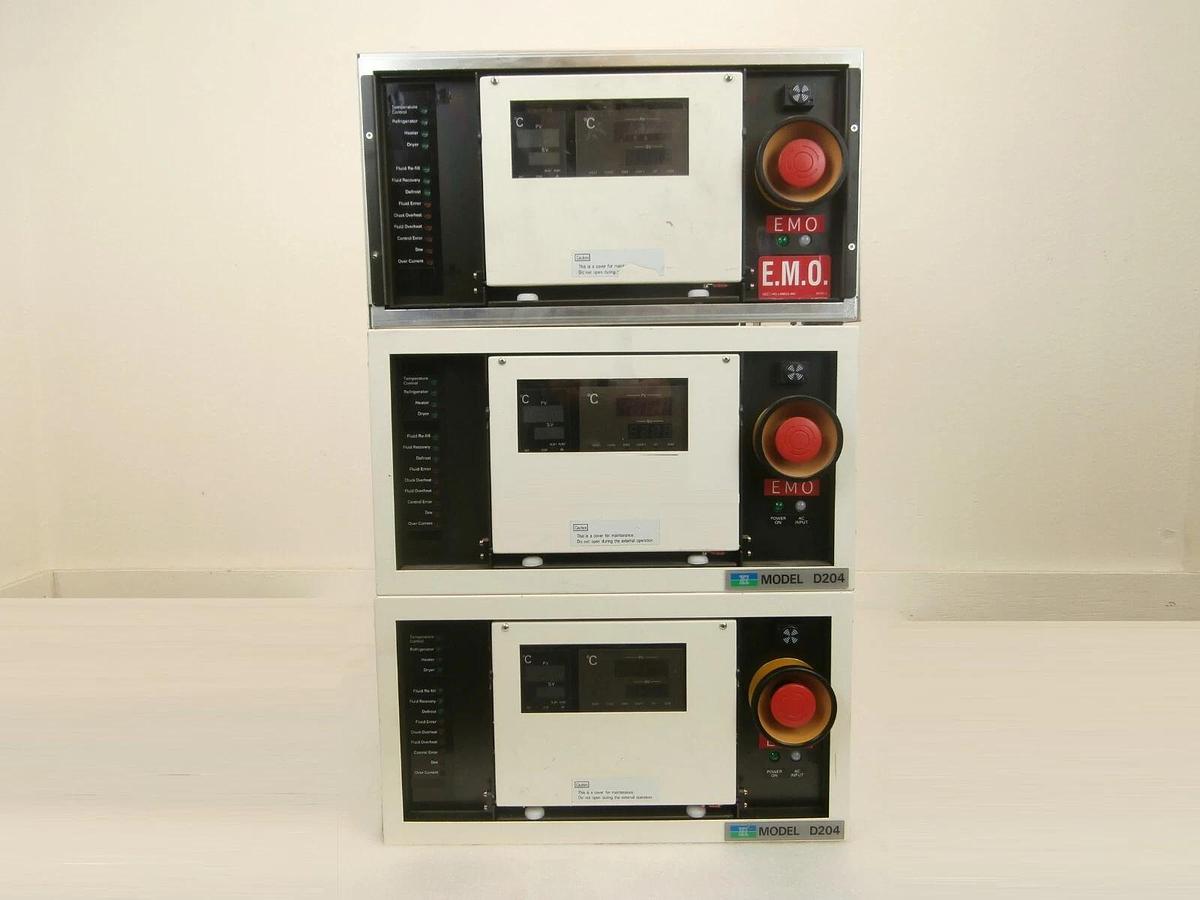 Used TEL Tokyo Electron Y331-D204CE Thermo Generator Control Unit D204 Lot of 3 As-Is